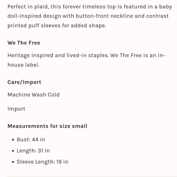 Free People Colorful Plaid Button-Up Blouse - Picture 11 of 11